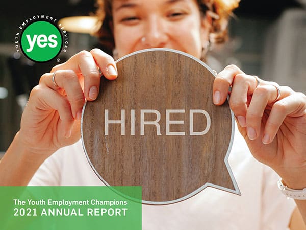 nonprofit youth employment annual report design